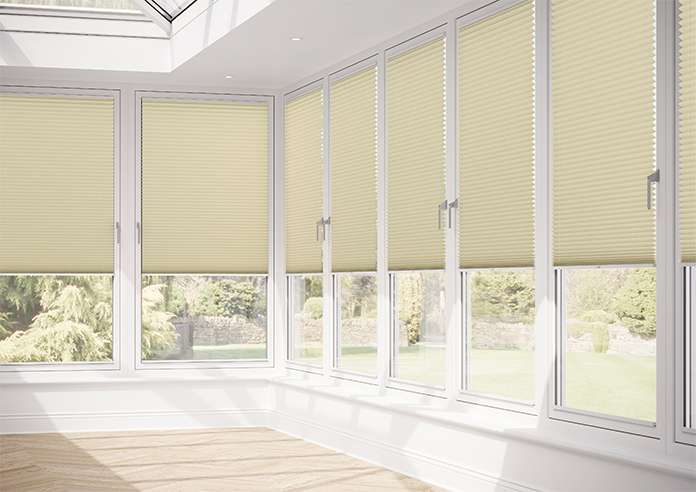 Solaris, Bisque - Stick Fit Pleated Blind - Image 13